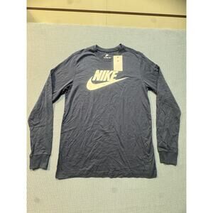 NIKE SWOOSH Men Sz M Black Tee  Brand New